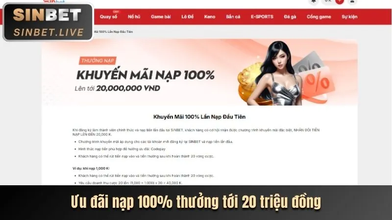 Khuyến Mãi Thể Thao vaobong88
